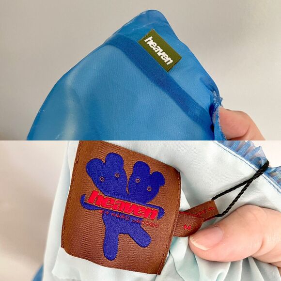 NEW Orig. $425 Rare Marc Jacobs Heaven Cloud Love Mini Dress in Blue Sz M NWT - Picture 9 of 10